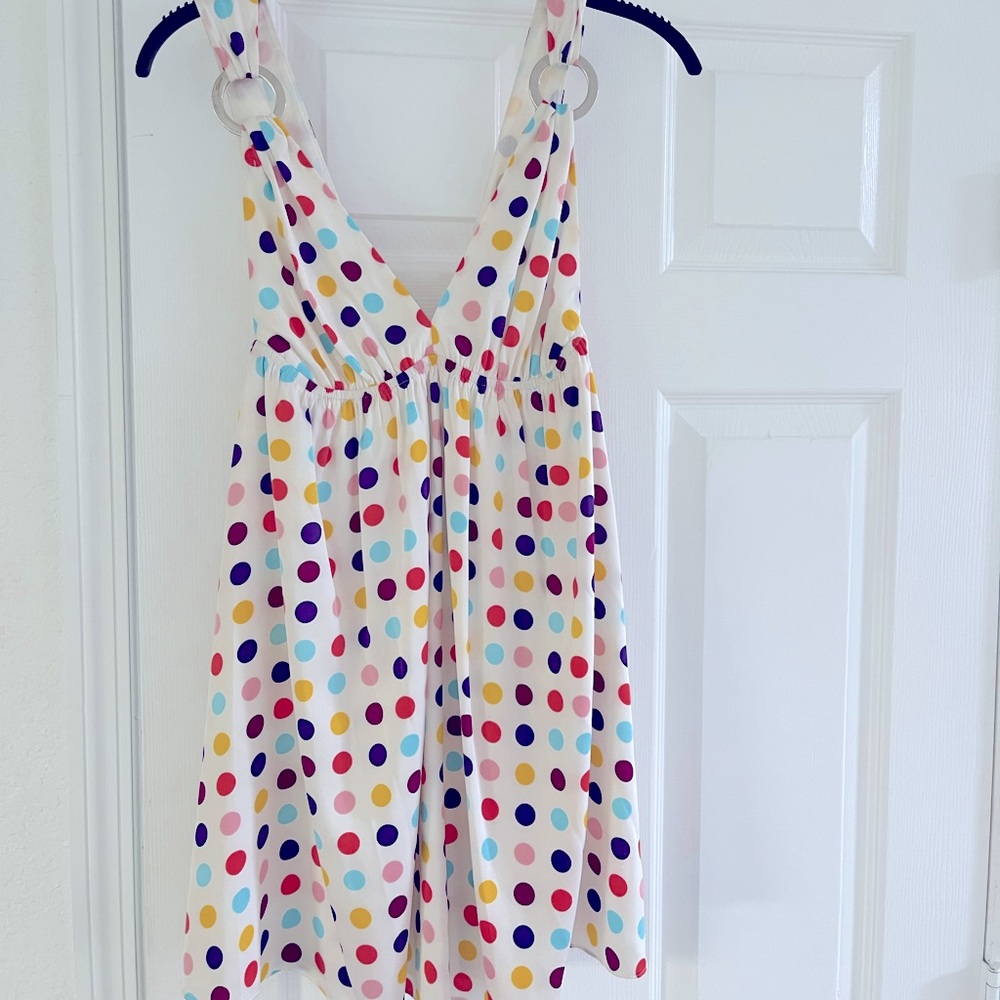 Silk mini babydoll dress - 2